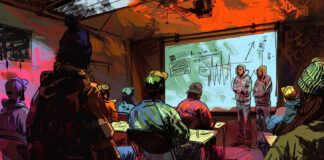 Cannabis Companies Struggle with Soaring Insurance Costs in 2025 Cannabis industry professionals attending an insurance workshop presentation, highlighting rising insurance premiums and market challenges in 2025.