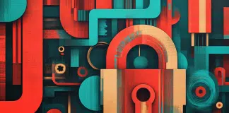 IP in the Weeds: Navigating Cannabis Patents and Trademarks abstract illustration of a lock and key by mg Creative using Midjourney