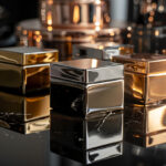 The High Road: Why Quality Defines Cannabis Brands That Last Premium gold and silver cannabis jars on a reflective black surface, symbolizing luxury branding and upscale cannabis packaging.