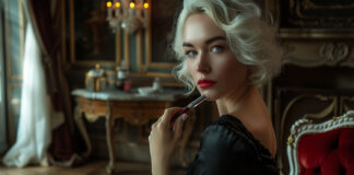 Elegant Innovation: Smart Vape Devices Lead with Style Elegant woman holding a sleek cannabis vape pen, symbolizing innovation and consumer-focused design in the cannabis vaporizer industry.