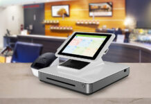 IndicaOnline POS: Turning Cannabis Retail Chaos into Profit IndicaOnline POS hardware system on a dispensary counter, including touchscreen register and receipt printer.