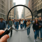 10 Cannabis Marketing Blind Spots and How to Fix Them A metaphor for marketing precision: seeing the right customers clearly while the broader crowd remains out of focus.