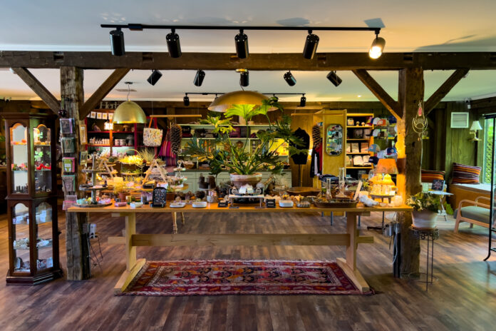sweetgrass-botanicals-dispensary Sweetgrass Botanicals dispensary is housed in a charmingly reclaimed 1870s lakeside lodge.