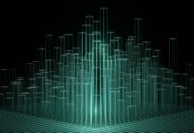 What’s Sabotaging Your Cannabis COGS — and How to Fix Them Abstract grid of teal and blue data lines representing financial analysis, cost modeling, and cannabis business operations.