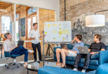 Surfside on Data-Driven Marketing and Why Attribution Matters Public relations and marketing team collaborating on communications strategy during an in-office planning session