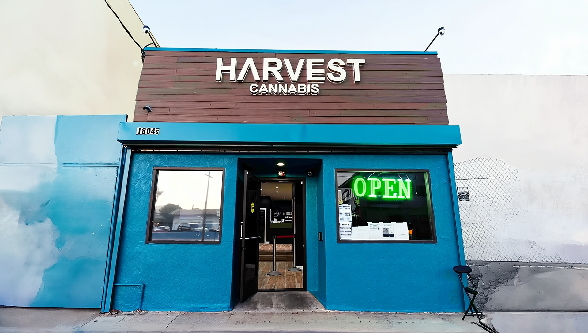 Harvest Cannabis San Pedro interior or storefront