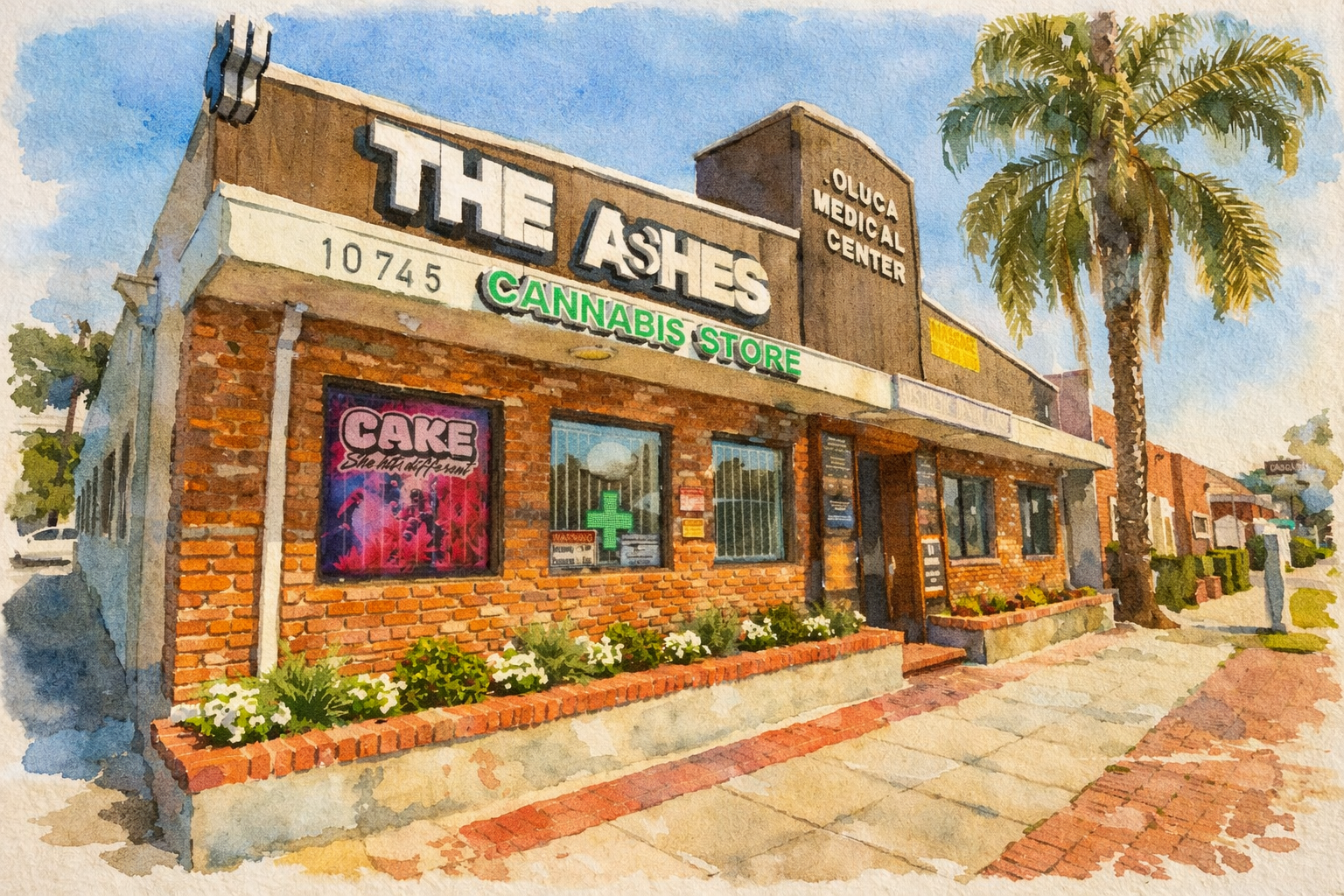 The Ashes Dispensary storefront