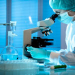 CBD and CBG Show Promise against Fatty Liver Disease in New Study Laboratory researcher examining samples during cannabinoid study on fatty liver disease