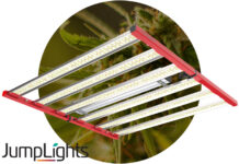 JumpLights Launches LED Fixtures for Multi-Tier and Vegetative Cultivation JumpLights Vert-900 LED light fixture for pro cannabis cultivators