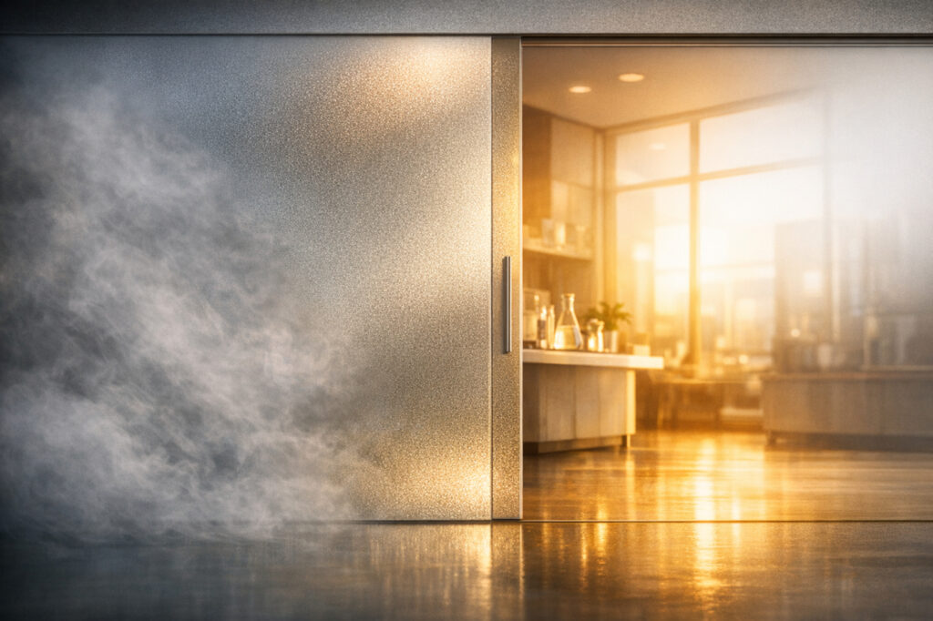 Image abstractly showing the cannabis vape industry's shift toward transparency through COAs, QR codes, and verified third-party testing.