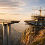 Rescheduling Won’t Fix Your Cannabis Exit. A Tax-Free Buyout Might. Unfinished bridge spanning a canyon at sunset, symbolizing progress and structural evolution in business strategy.