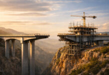 Rescheduling Won’t Fix Your Cannabis Exit. A Tax-Free Buyout Might. Unfinished bridge spanning a canyon at sunset, symbolizing progress and structural evolution in business strategy.