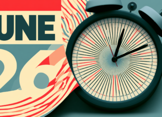 Medical Cannabis Operators Face June 26 DEA Registration Deadline Illustration of a June 26 deadline with an alarm clock, representing the DEA registration deadline for medical cannabis operators.
