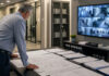 Is Your Medical Cannabis Operation Ready for DEA Registration? A cannabis operations executive reviews facility plans and compliance records in a secure workspace with surveillance monitors and locked document storage.