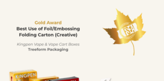 Treeform Earns Two Gold Leaf Awards for Packaging Award 1