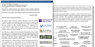 ASA, Experts Urge HHS, Medical Schools to Integrate Endocannabinoid System Science ASA letter