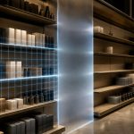 The Retail Intelligence Gap Holding Cannabis Brands Back Unbranded retail products sit on illuminated shelves partially obscured by a gap in an analytical grid.