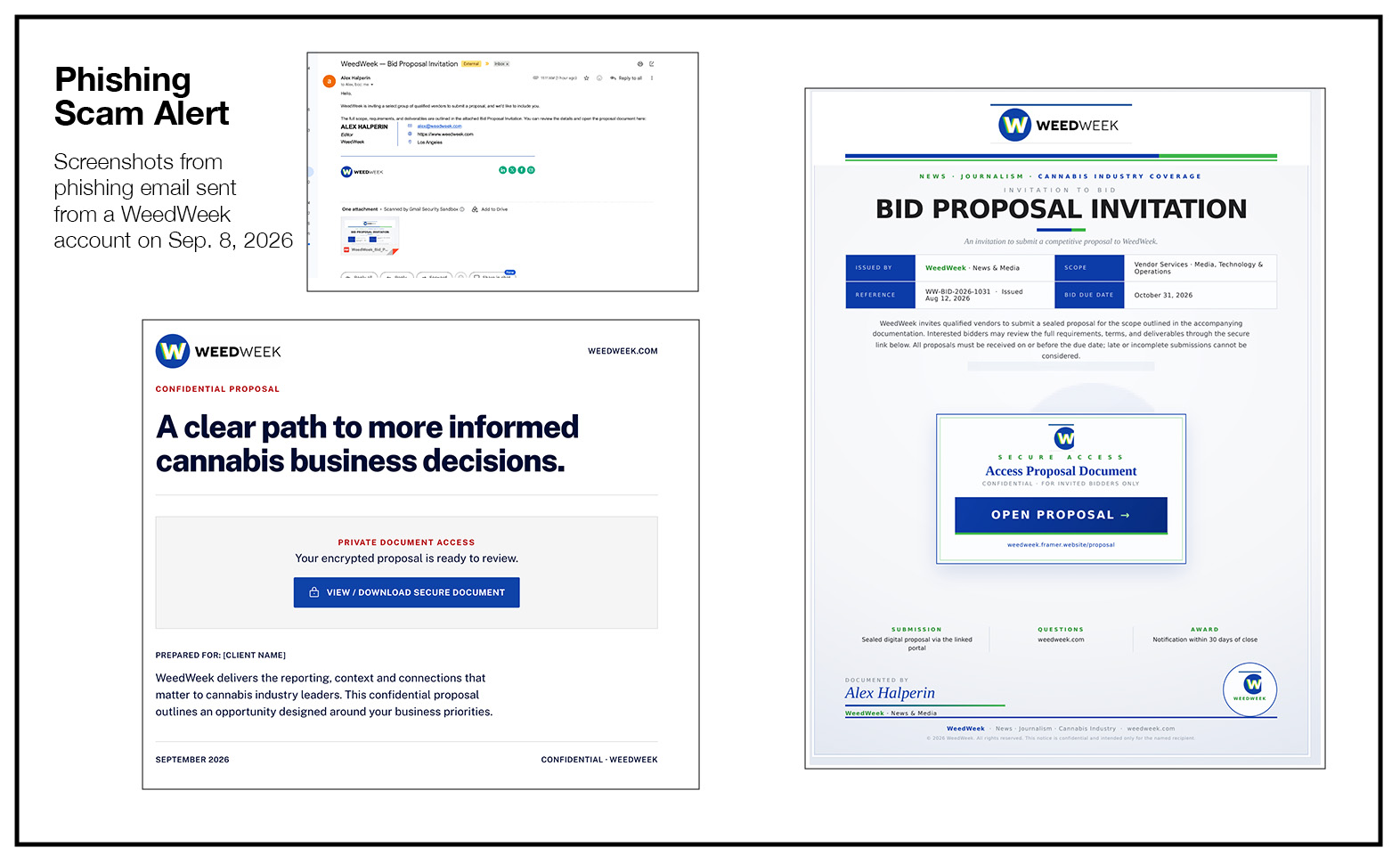Cannabis Industry Alert: Phishing Scam