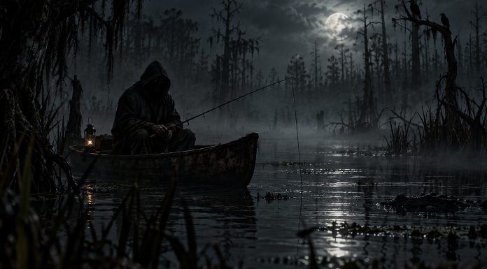 Cannabis Industry Phishing Scam HERO Image photo of person fishing in swamp