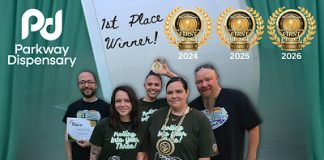 Parkway Dispensary Named ‘Best in Central Illinois’ for Third Straight Year Parkway Dispensary Best in Illinois title