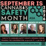 Stakeholder Forum Kicks Off Cannabis Safety Month Sept is Cannabis Safety Month Press