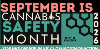 Sept is Cannabis Safety Month Press