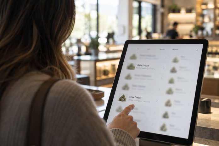 cannabis strain name recognition menu Dispensary shopper browsing a menu with familiar cannabis strain names.