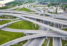 The Hemp Deadline Moved. Your Contingency Plan Shouldn’t. Aerial view of a highway interchange in Louisville, Kentucky, with multiple routes crossing and diverging.